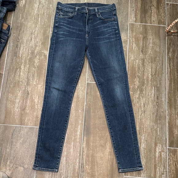 Citizens Of Humanity Rocket high rise Skinny Dark Indigo jeans - Picture 1 of 12